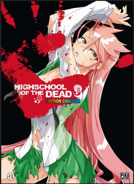 manga High School Of The Dead tome 3 edition Couleur Shoji S